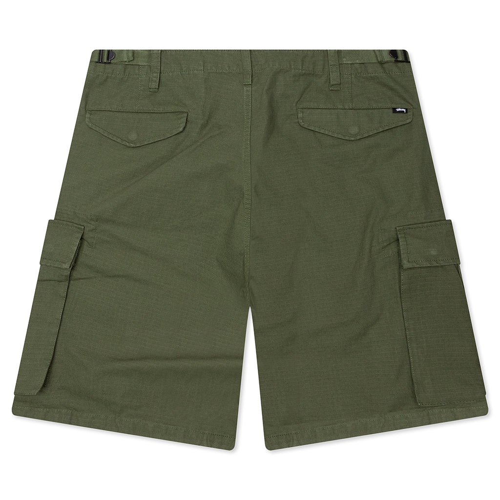 CARGO RIPSTOP SHORT - OLIVE GREEN - 2