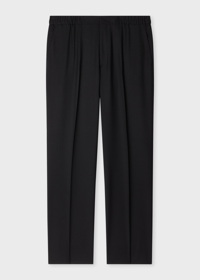 The Soho - Tailored-Fit Black Wool 'A Suit To Travel In' Suit 14