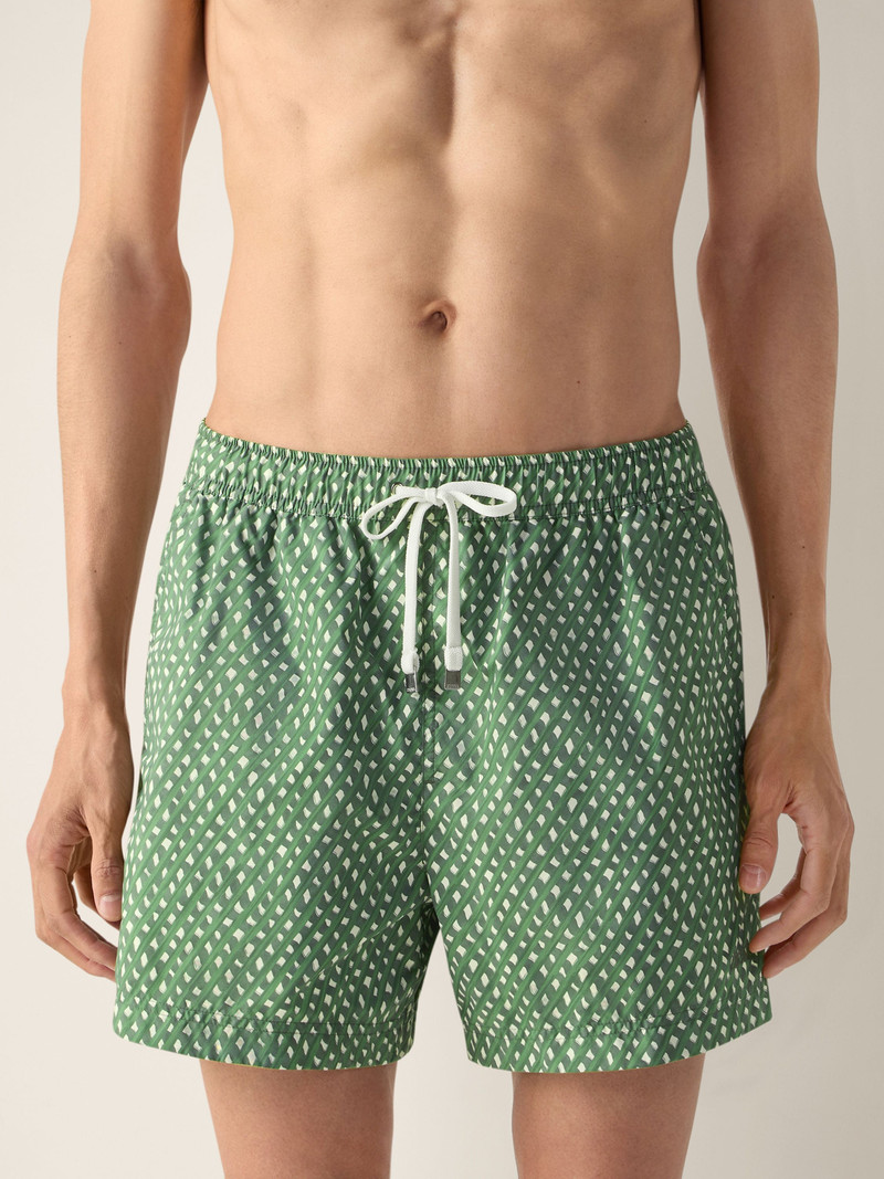 ZEGNA OASI PATTERN SWIM TRUNKS outlook