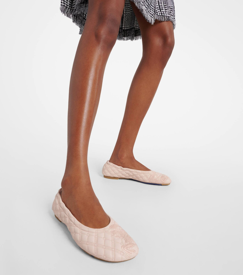 EKD quilted leather ballet flats 4