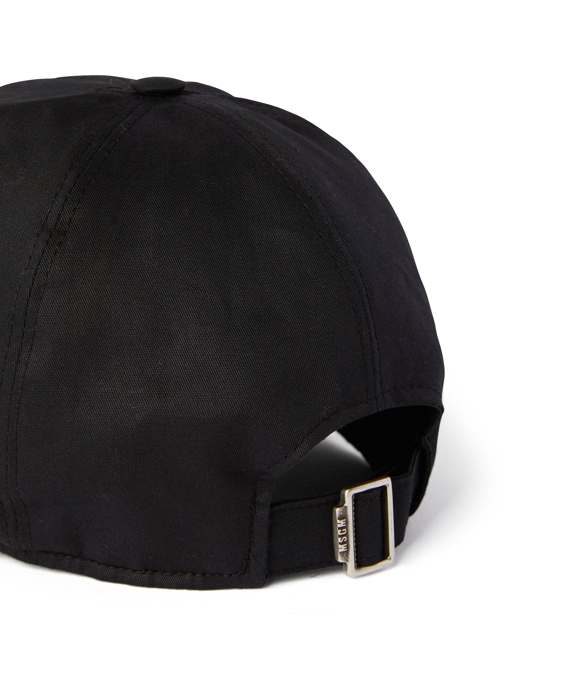 MSGM Cotton baseball cap with embroidered micro logo