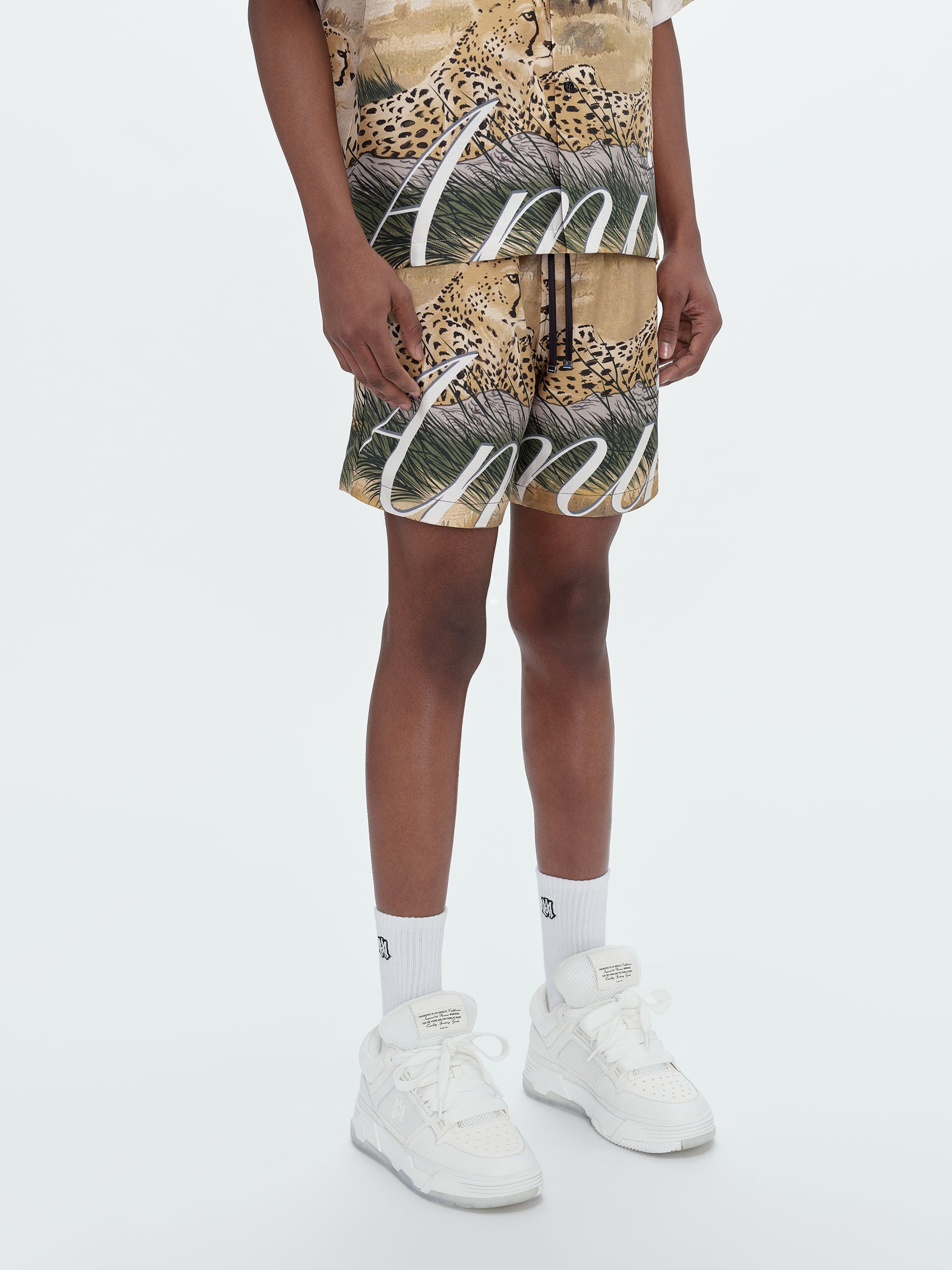 CHEETAH PRINT DRAWSTRING SHORT - 4