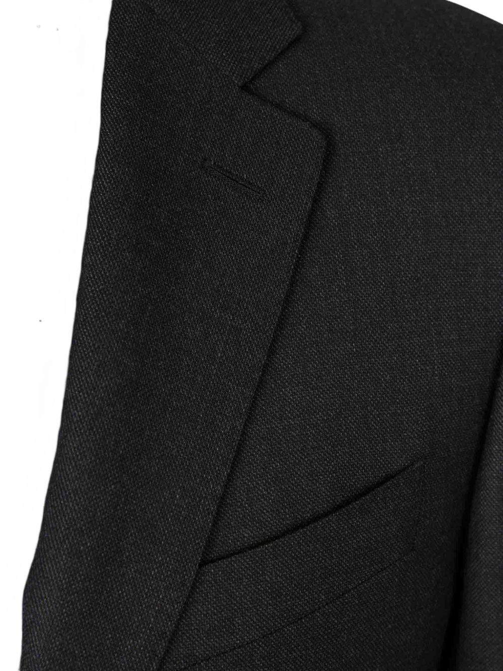 textured wool suit - 5