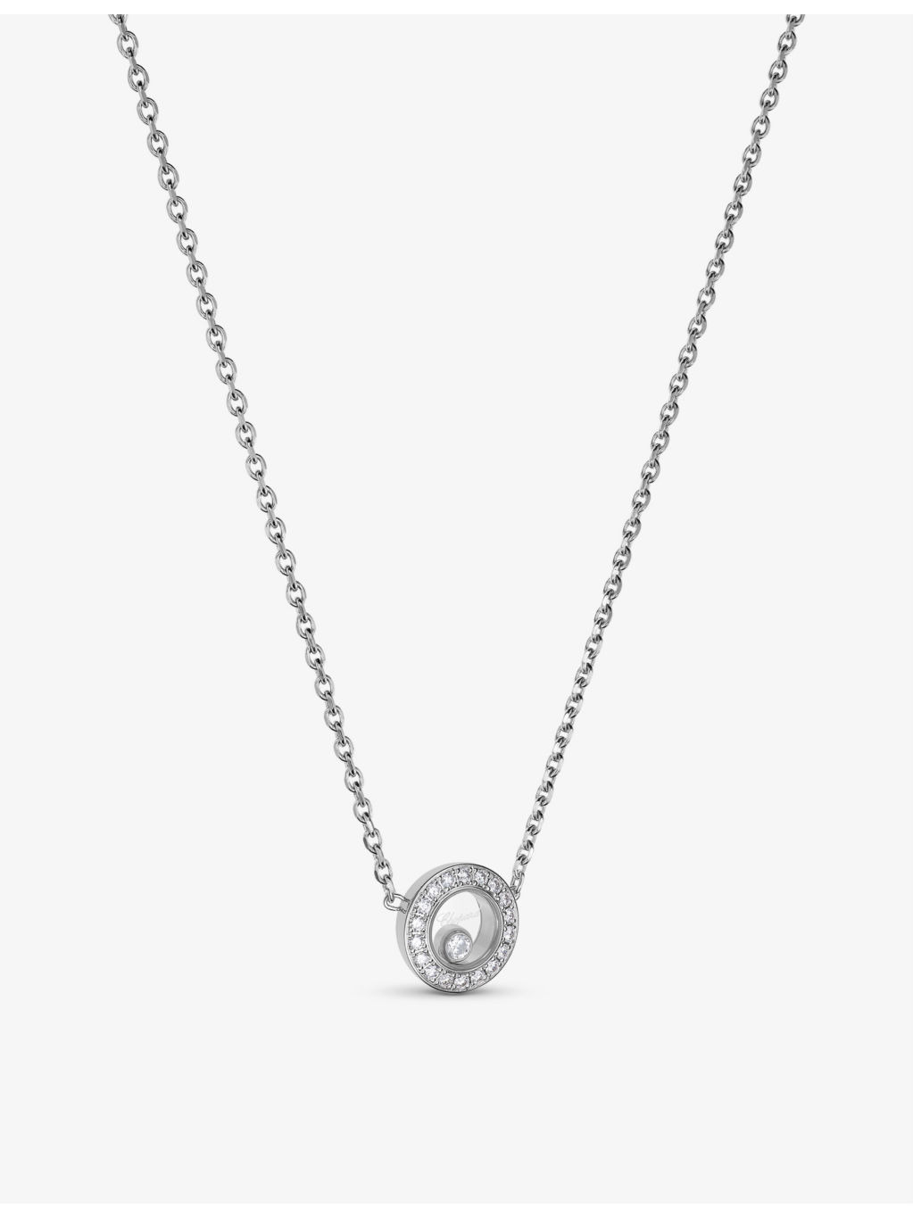 Happy Diamonds Icons 18-carat white gold and 0.19ct diamond necklace - 3