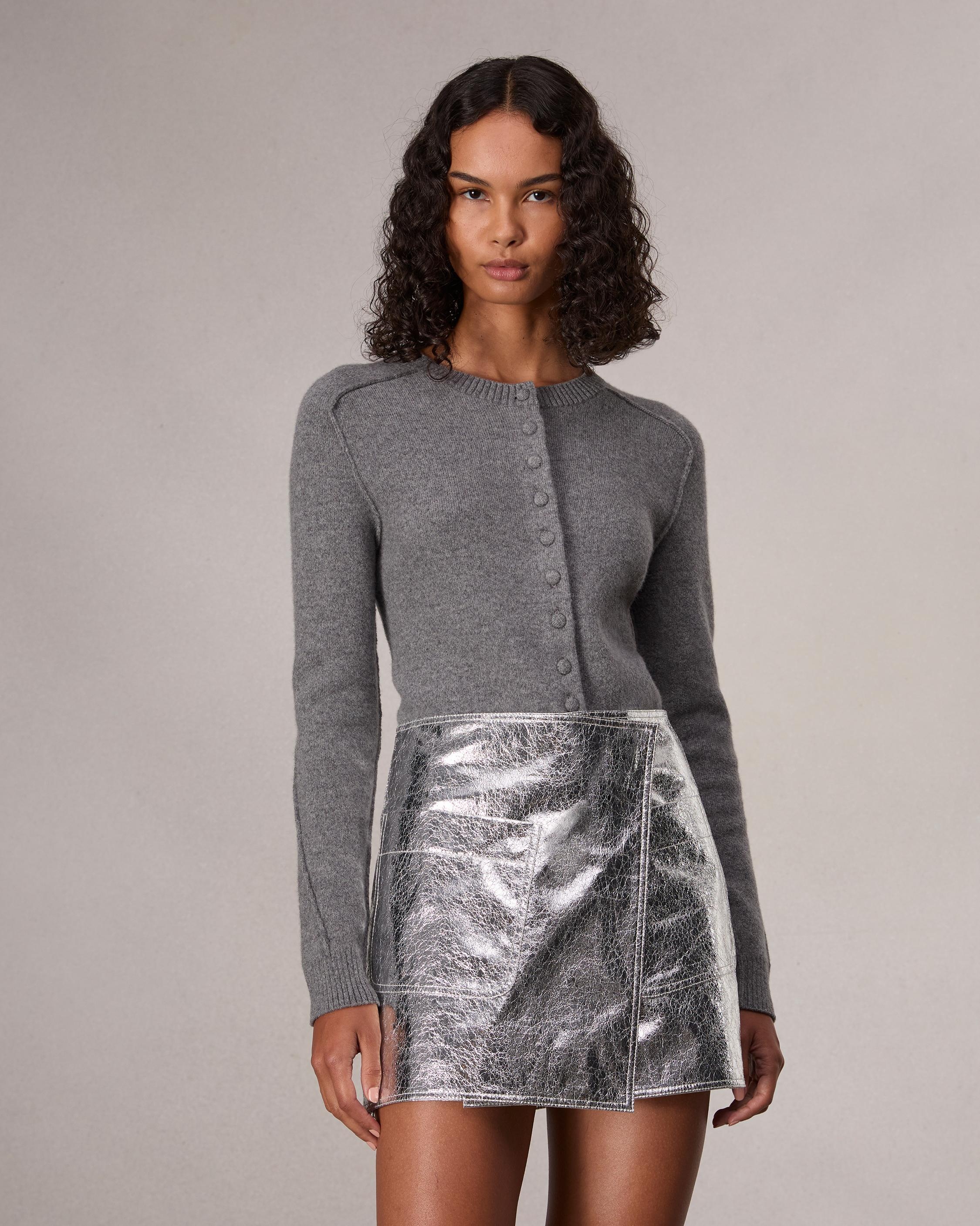 Kyla Faux Leather Skirt - 5