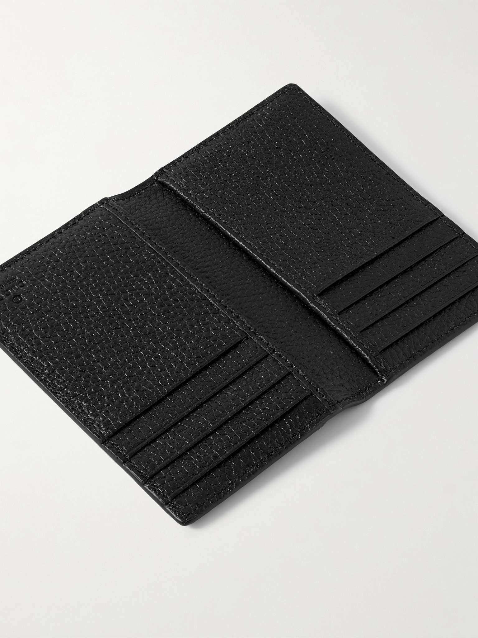 Logo-Embossed Full-Grain Leather Bifold Cardholder - 2