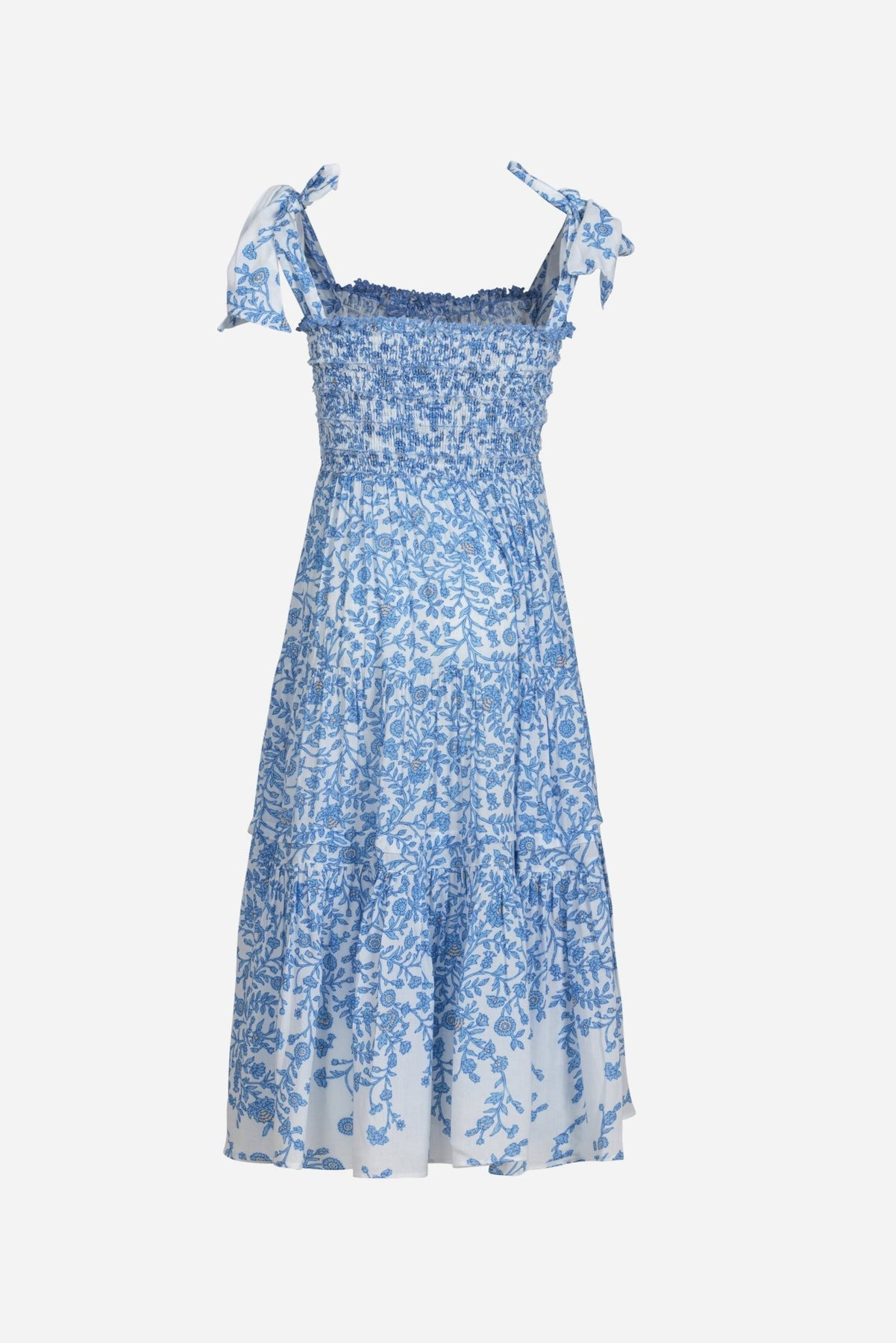 Long Dress Triny for girls - Blue Lazuli - 1