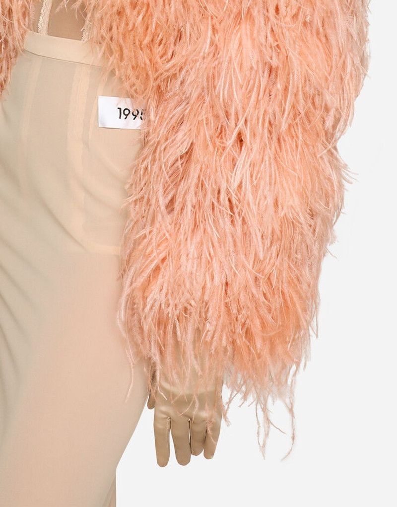 Ostrich feather bolero jacket 6