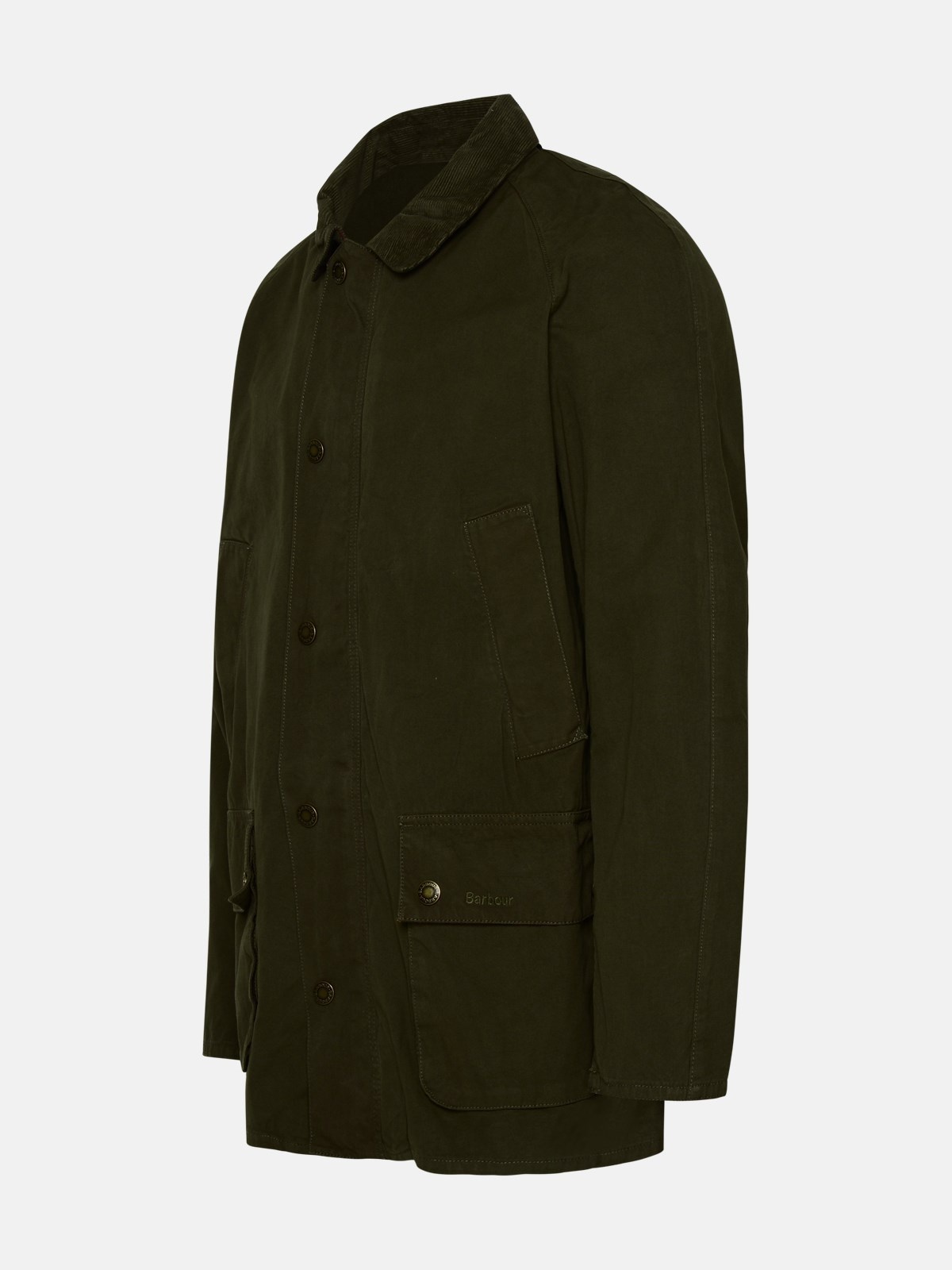 ASHBY GREEN COTTON JACKET - 2