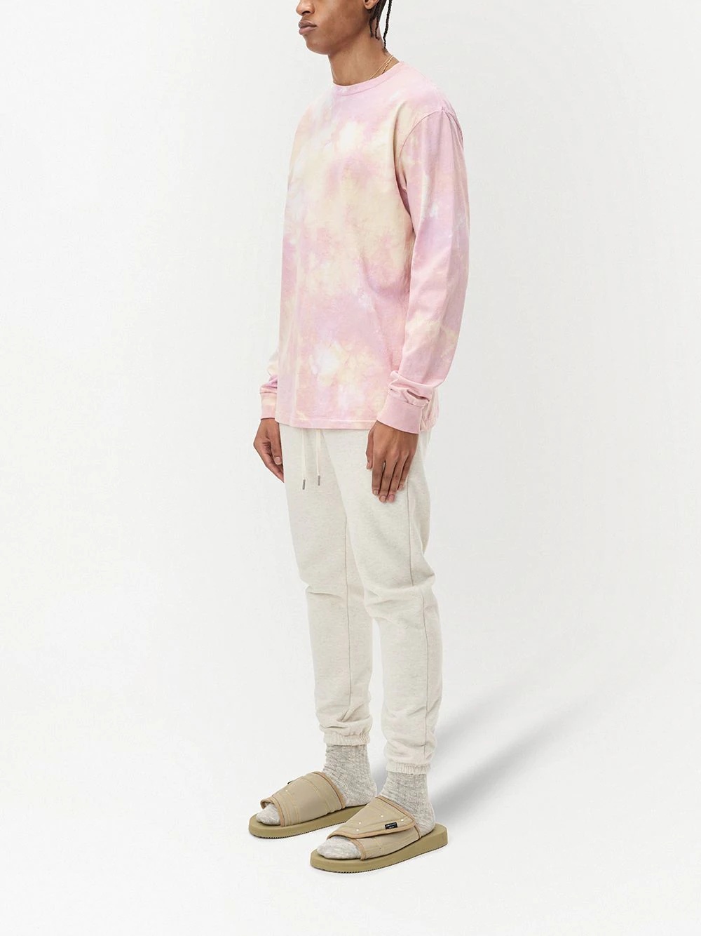 tie-dye crew neck sweatshirt - 3