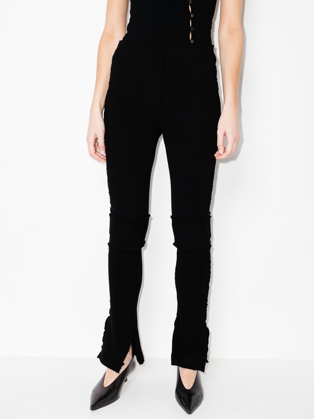 Warm Up knitted flared trousers - 2