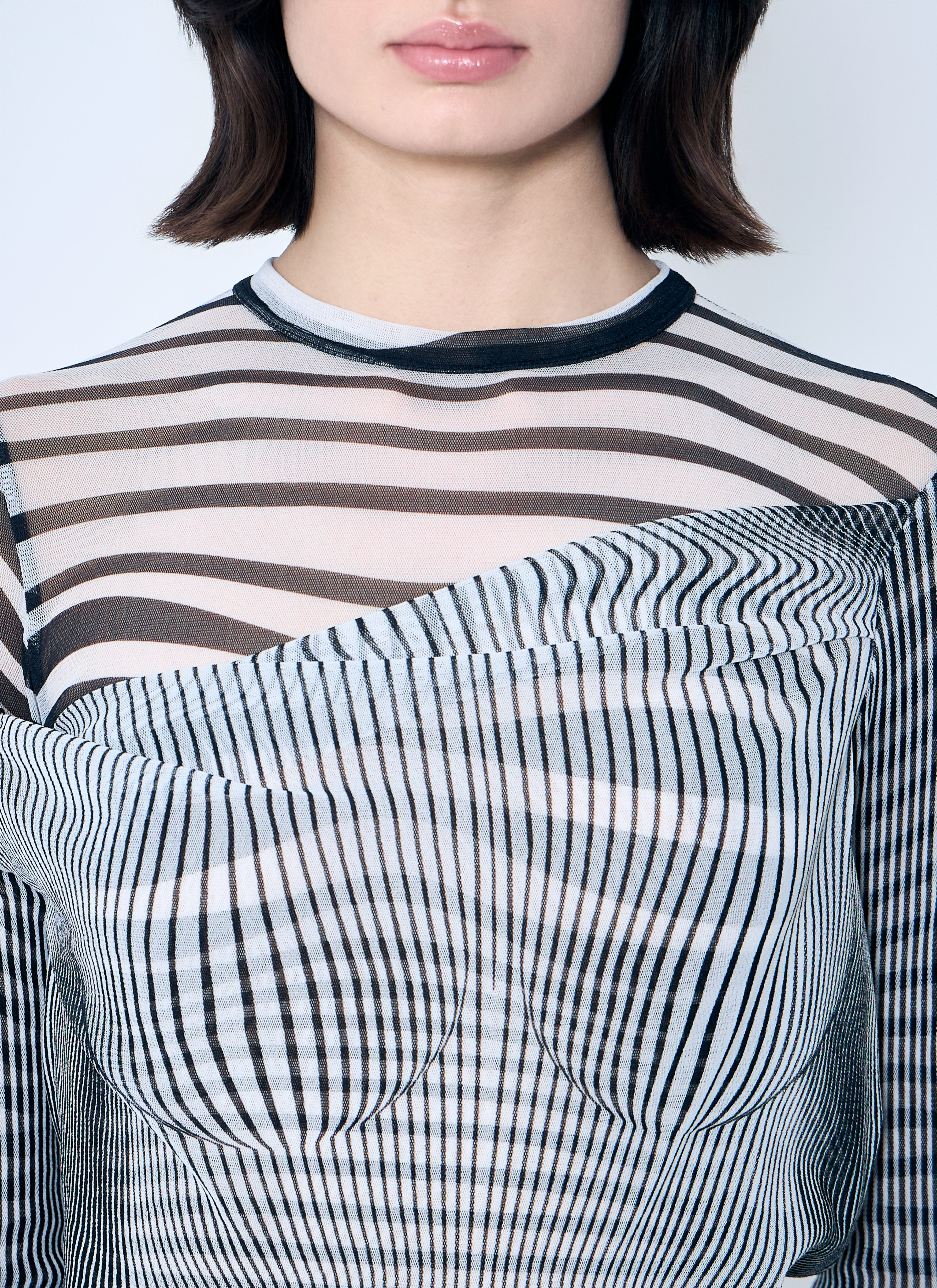 Jean Paul Gaultier Women Double-Layer Mesh Bodysuit - 5