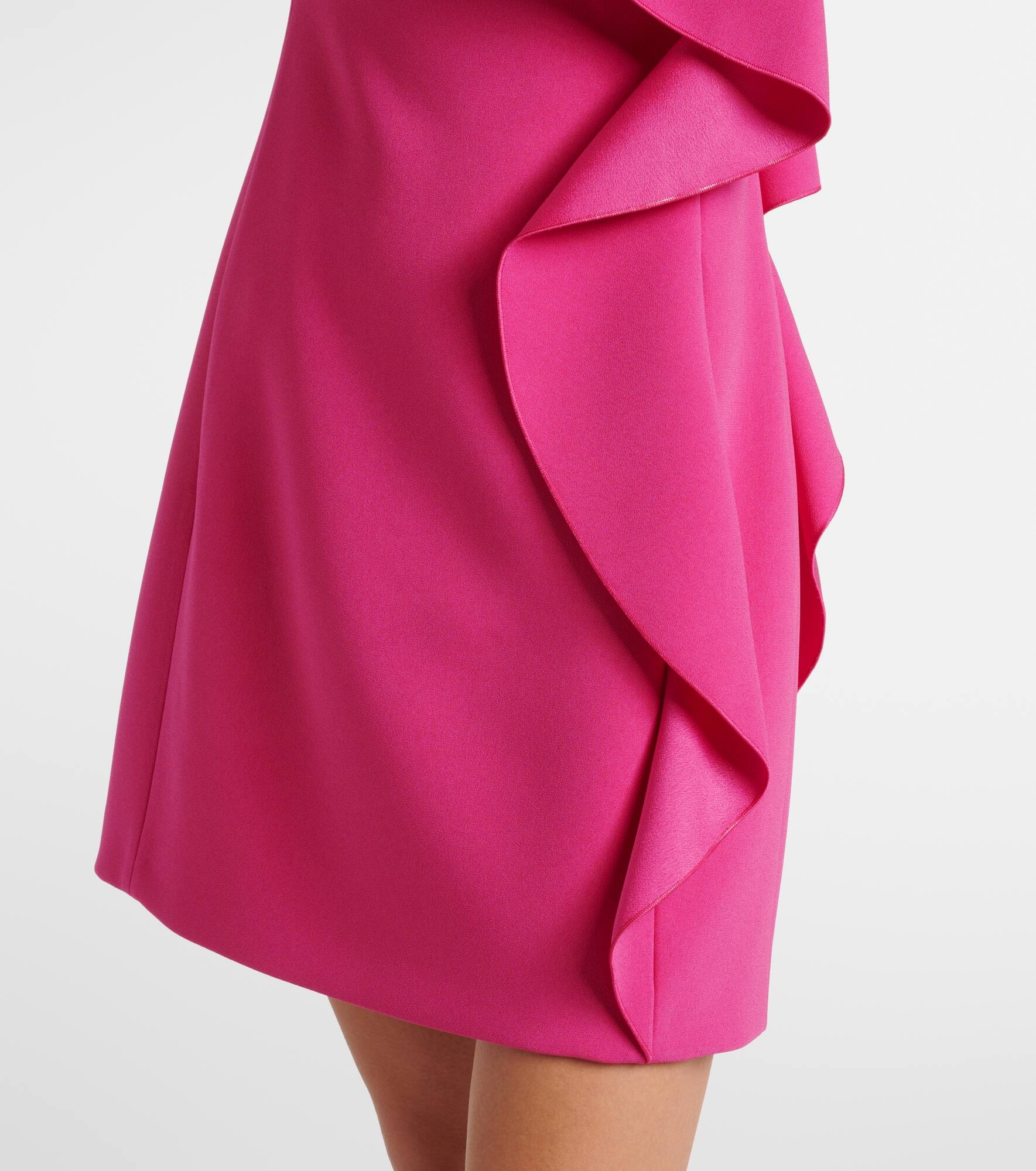 Giacomo ruffled sable minidress - 5