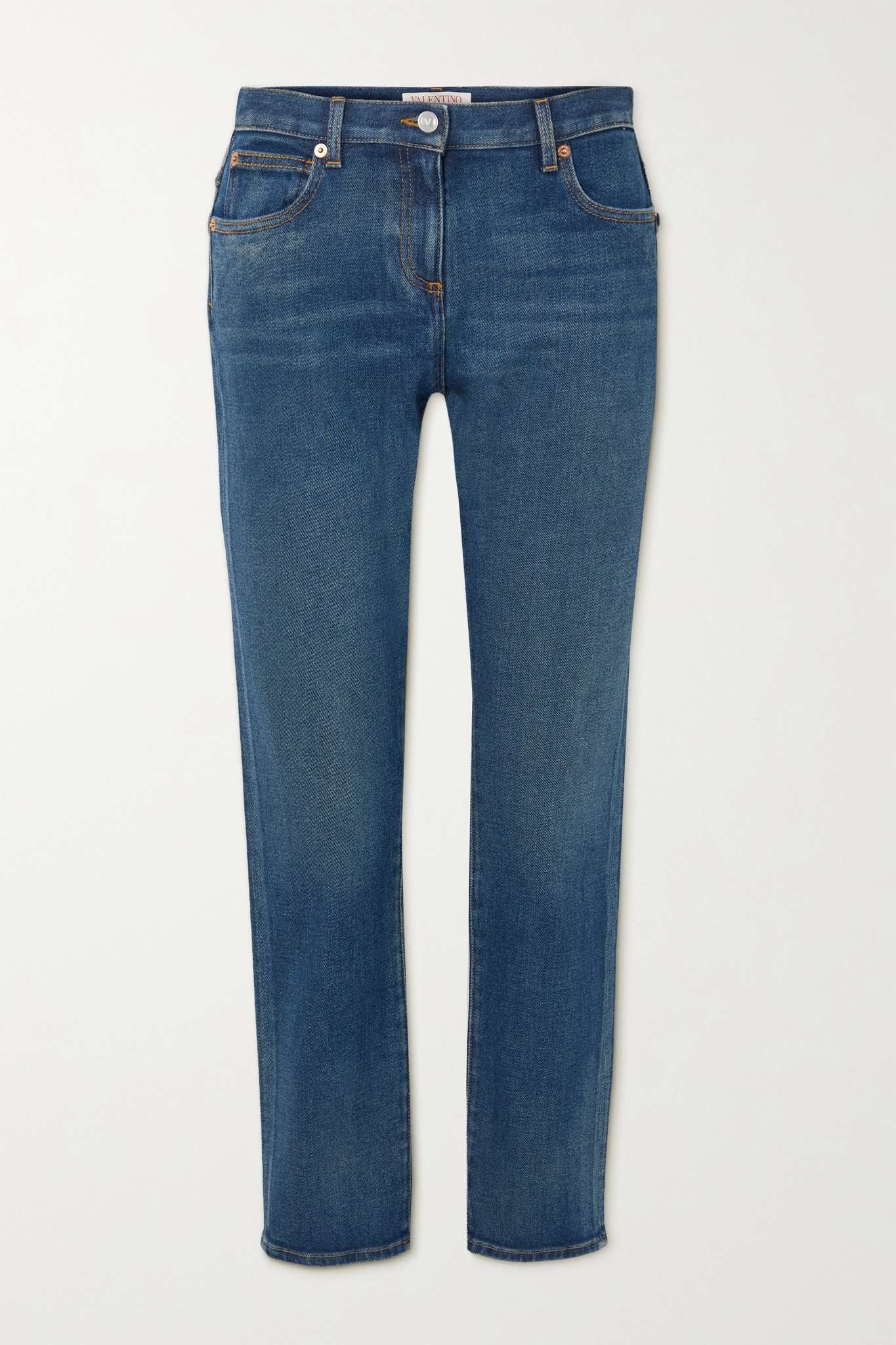 Mid-rise skinny jeans - 1