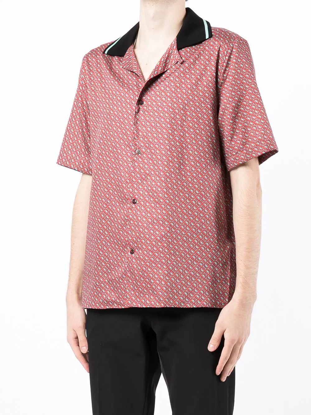 logo-print shirt - 3