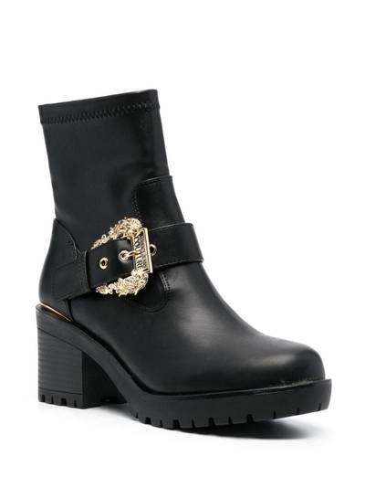 VERSACE JEANS COUTURE buckled ankle boots outlook