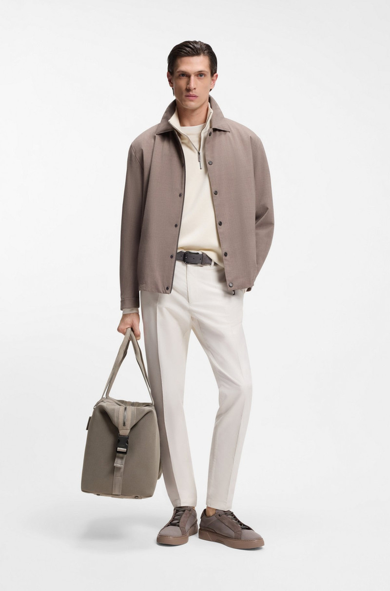 BOSS BOSS X ASTON MARTIN KNITTED HOLDALL WITH SUEDE TRIMS outlook