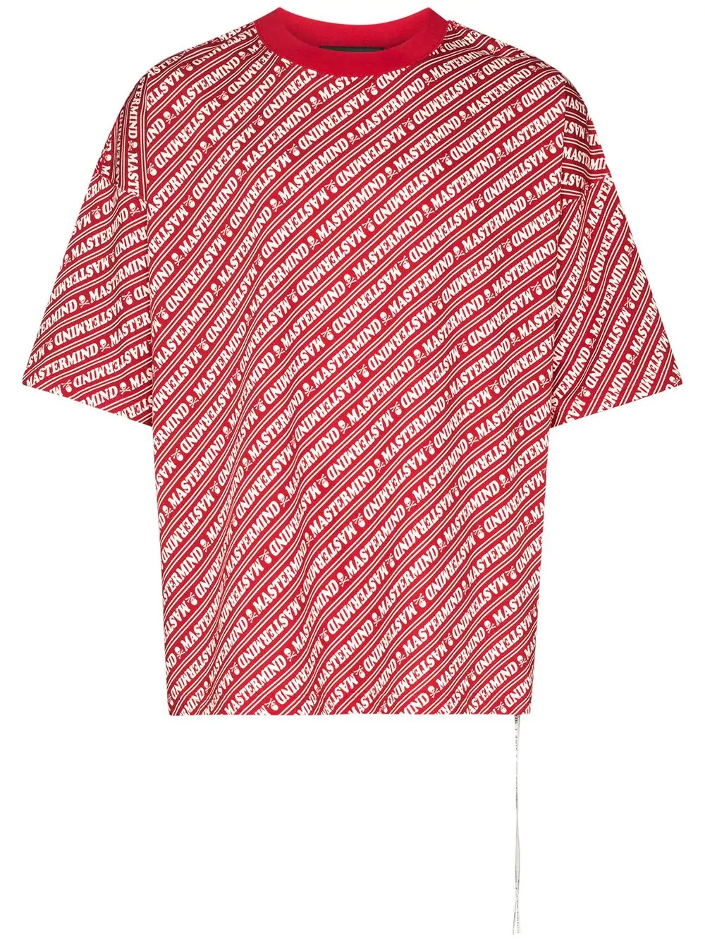 logo stripe T-shirt - 1