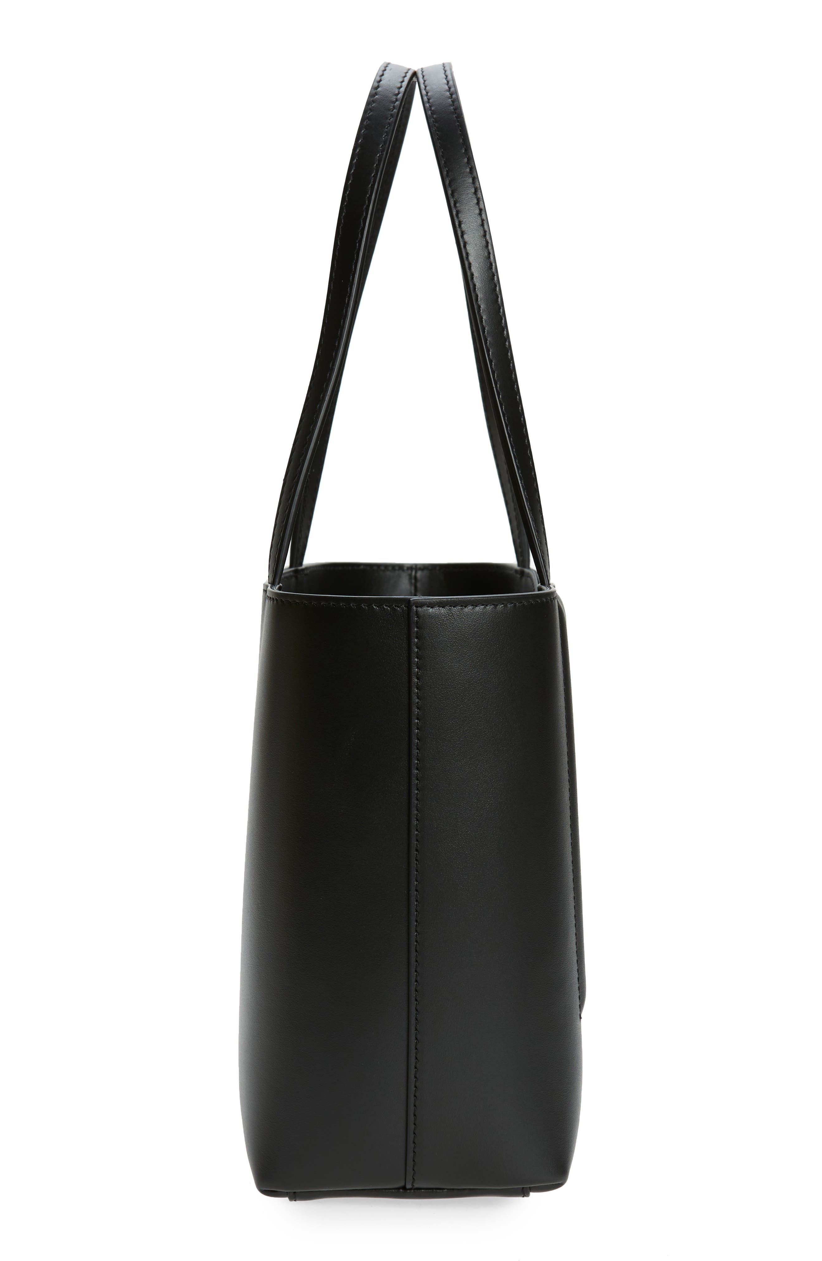 Dolce&Gabbana Small DG Logo Leather Tote in Black at Nordstrom - 5