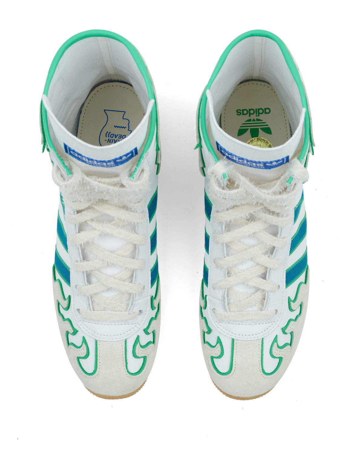 Brain Dead x adidas Japan Hi - White/Green - 3
