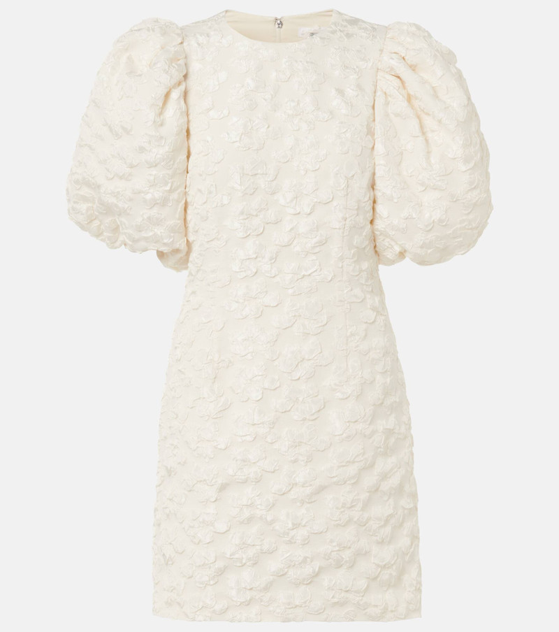 Bridal jacquard minidress 1