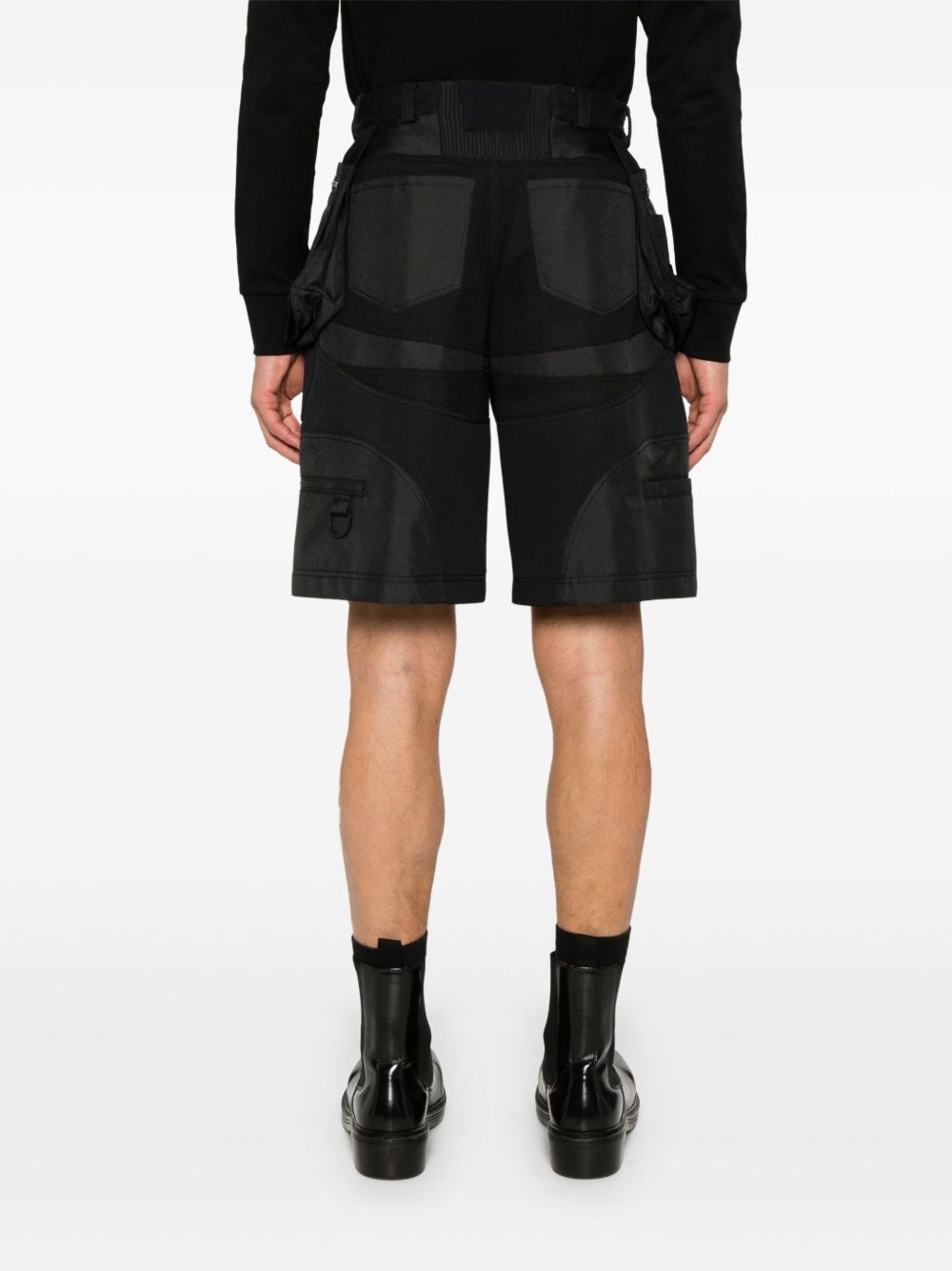 panelled-design cargo shorts - 4