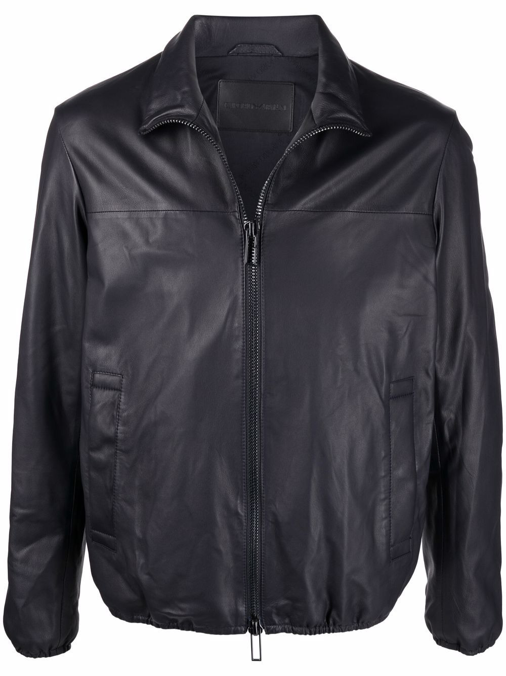 Leather Zipped Jacket - 1