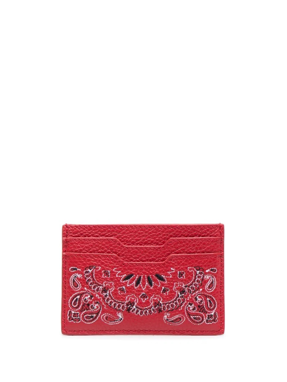 paisley-print logo cardholder - 2