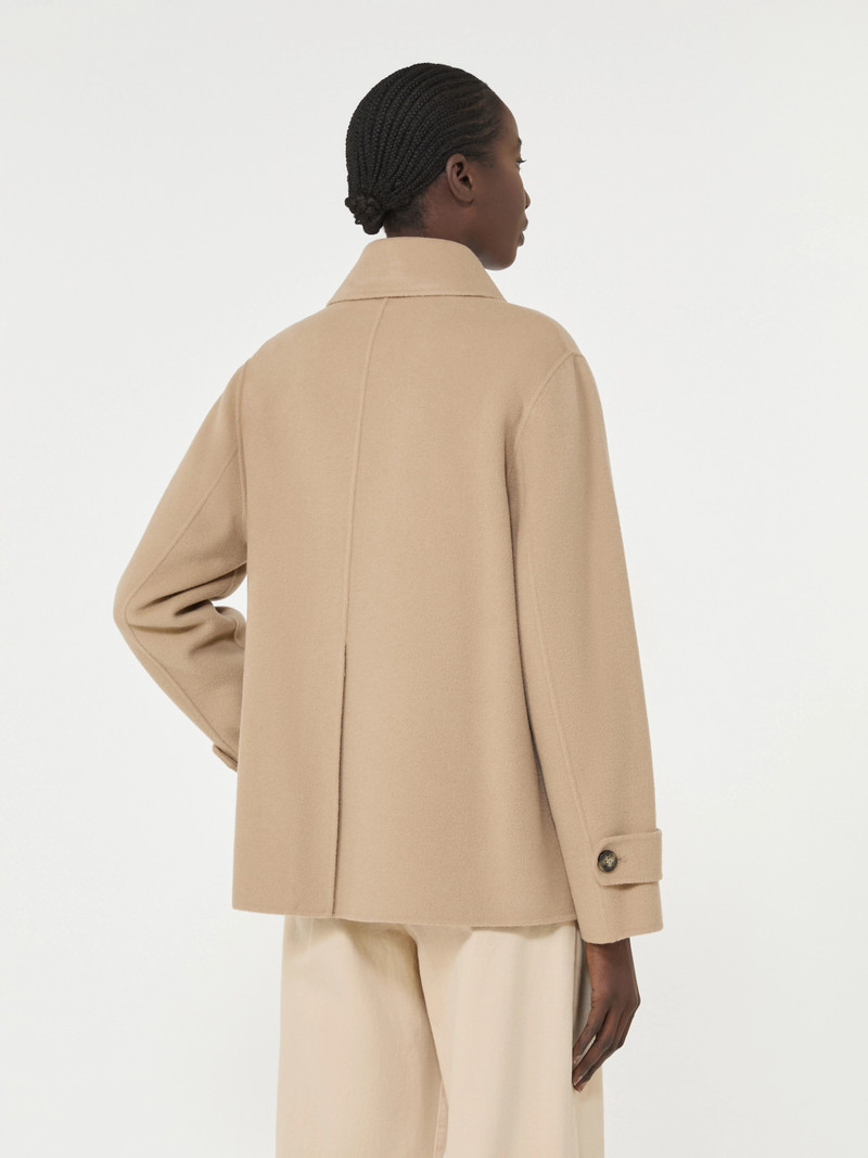 FANTINO Double-breasted wool-blend pea coat - CAMEL 4