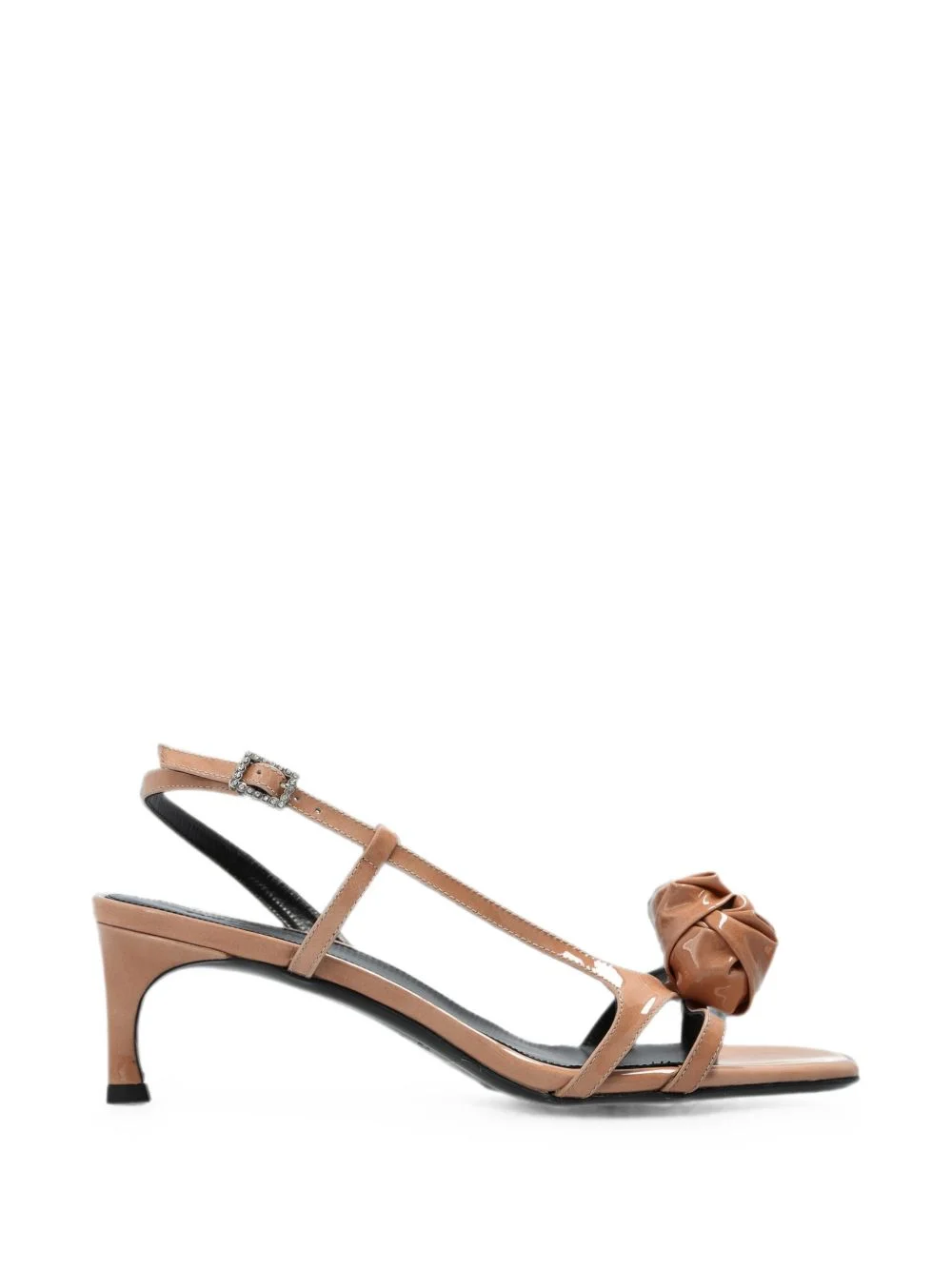 rose-detail buckle-fastening sandals - 1