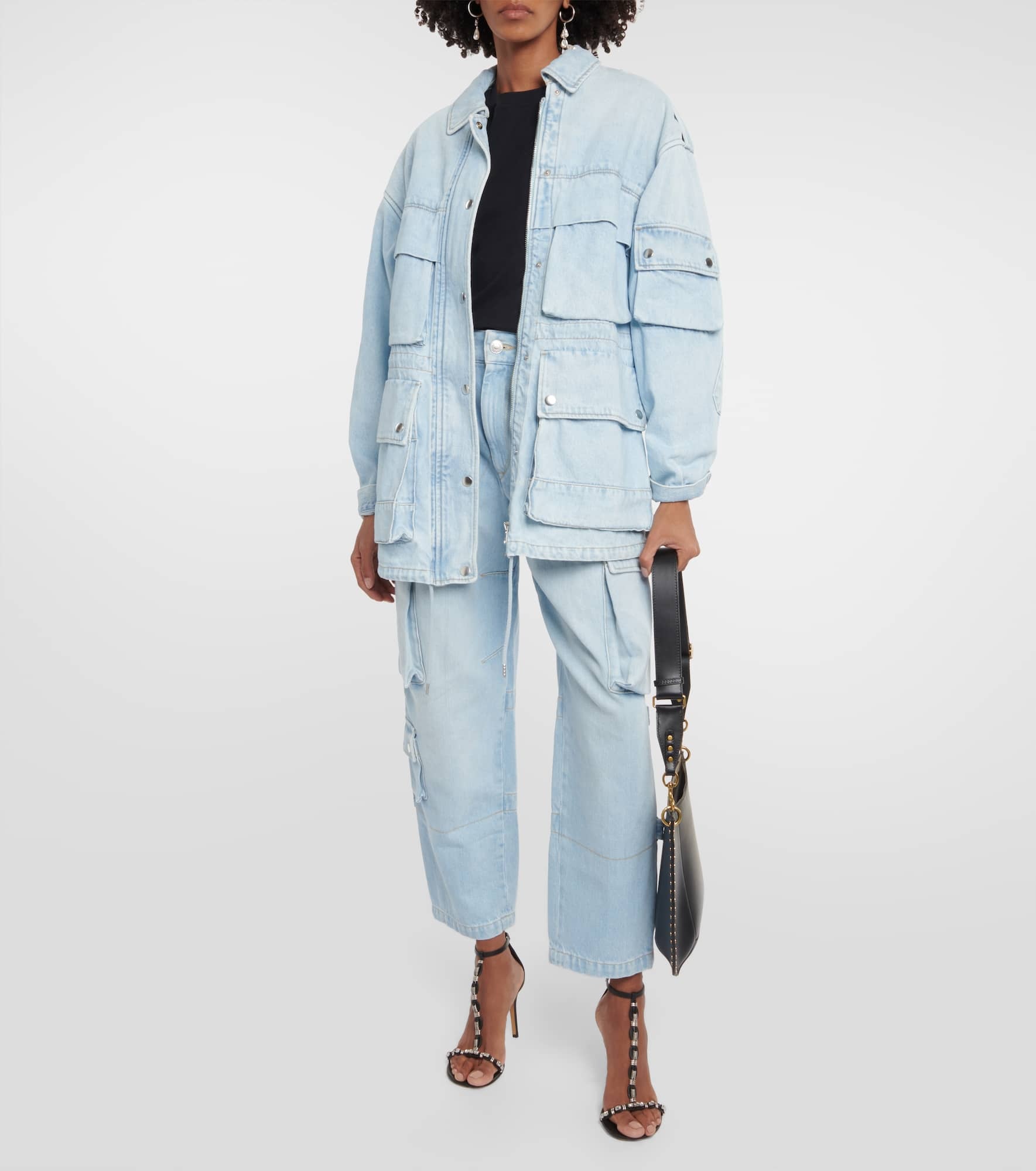 Elore denim cargo pants - 2