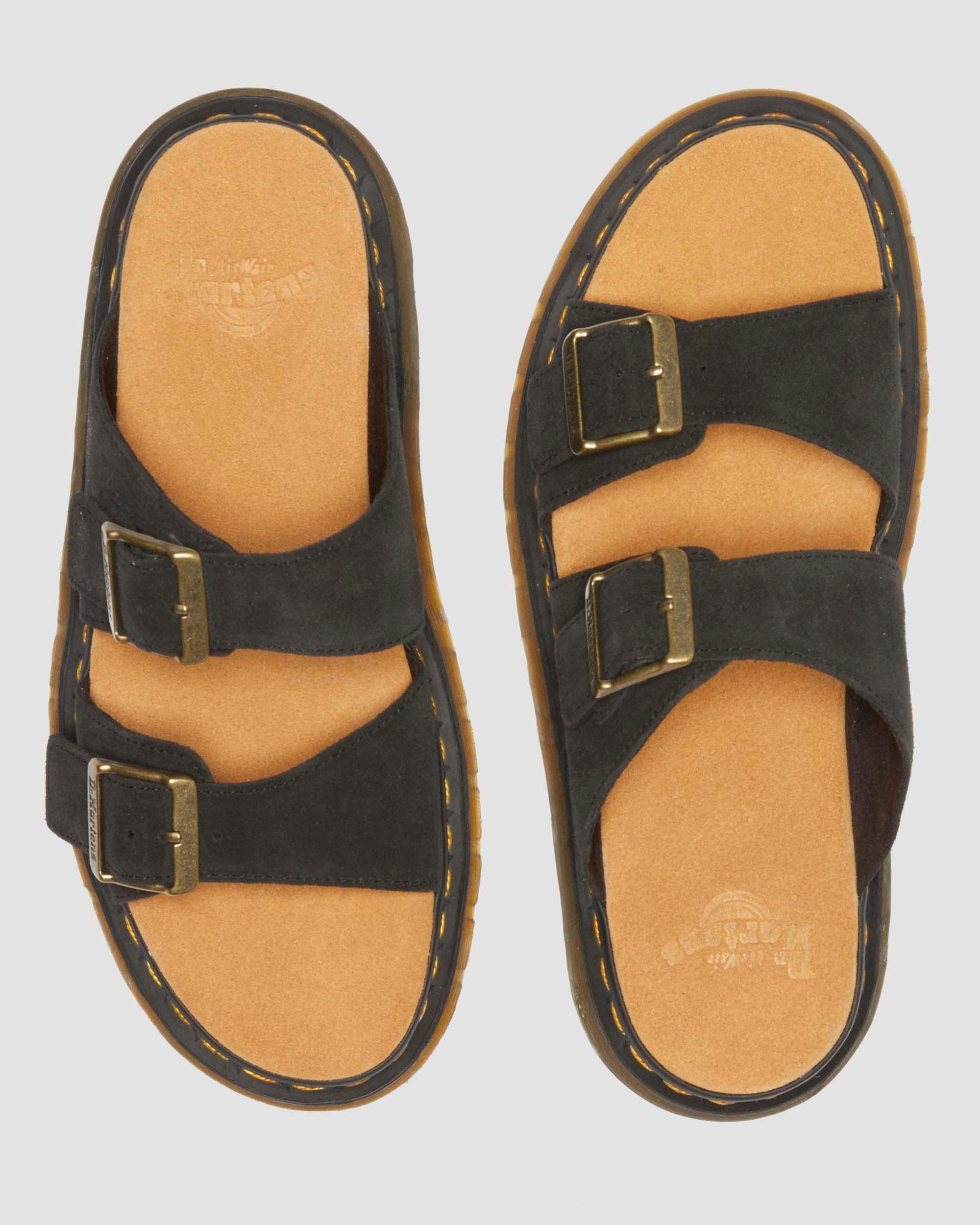 Josef Suede Slide Sandals - 2