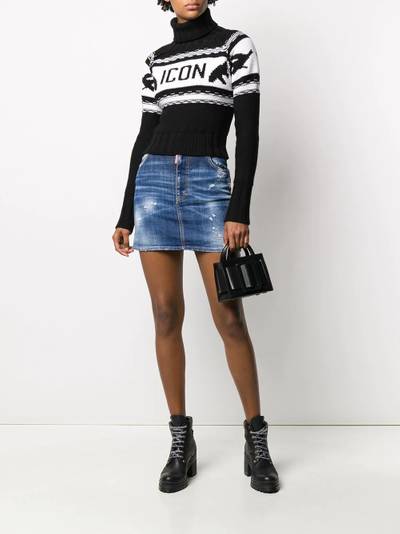 DSQUARED2 logo intarsia knitted jumper outlook