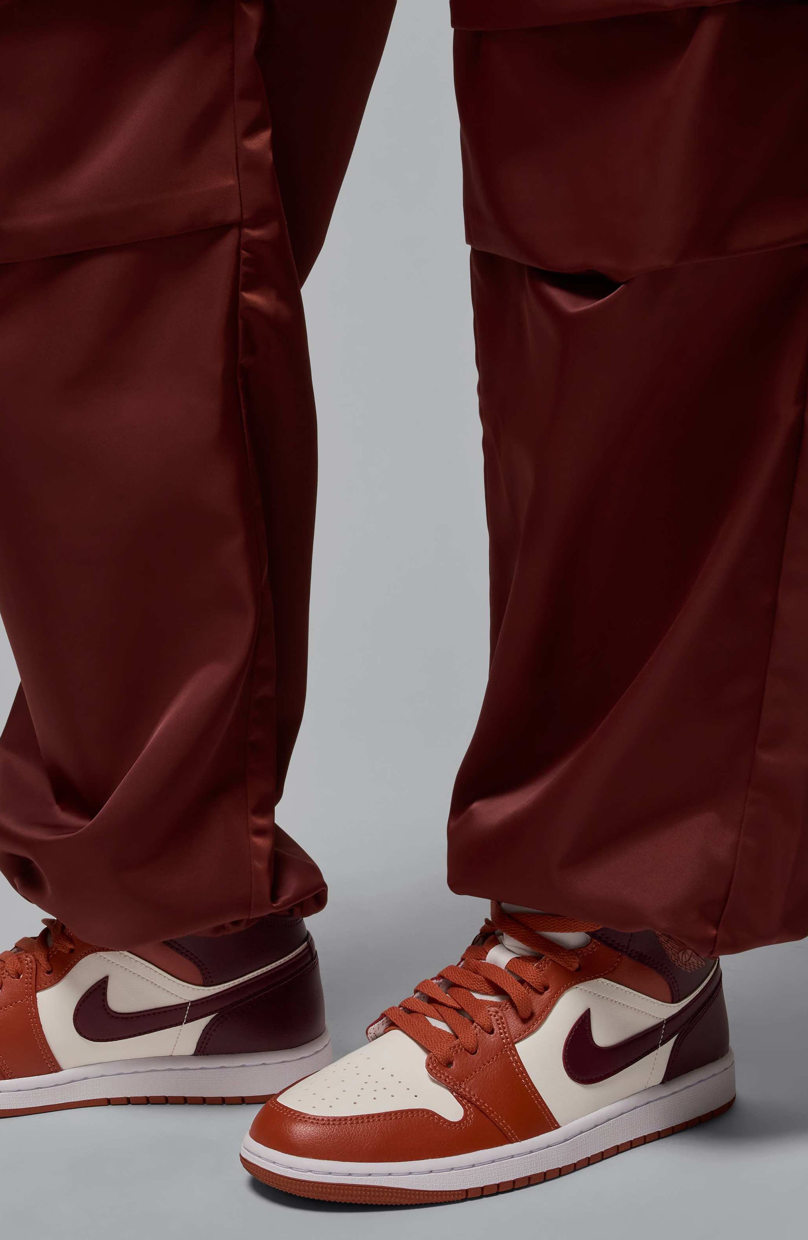 Jordan Brooklyn Water Repellent Pants in Dark Pony/Black at Nordstrom - 5