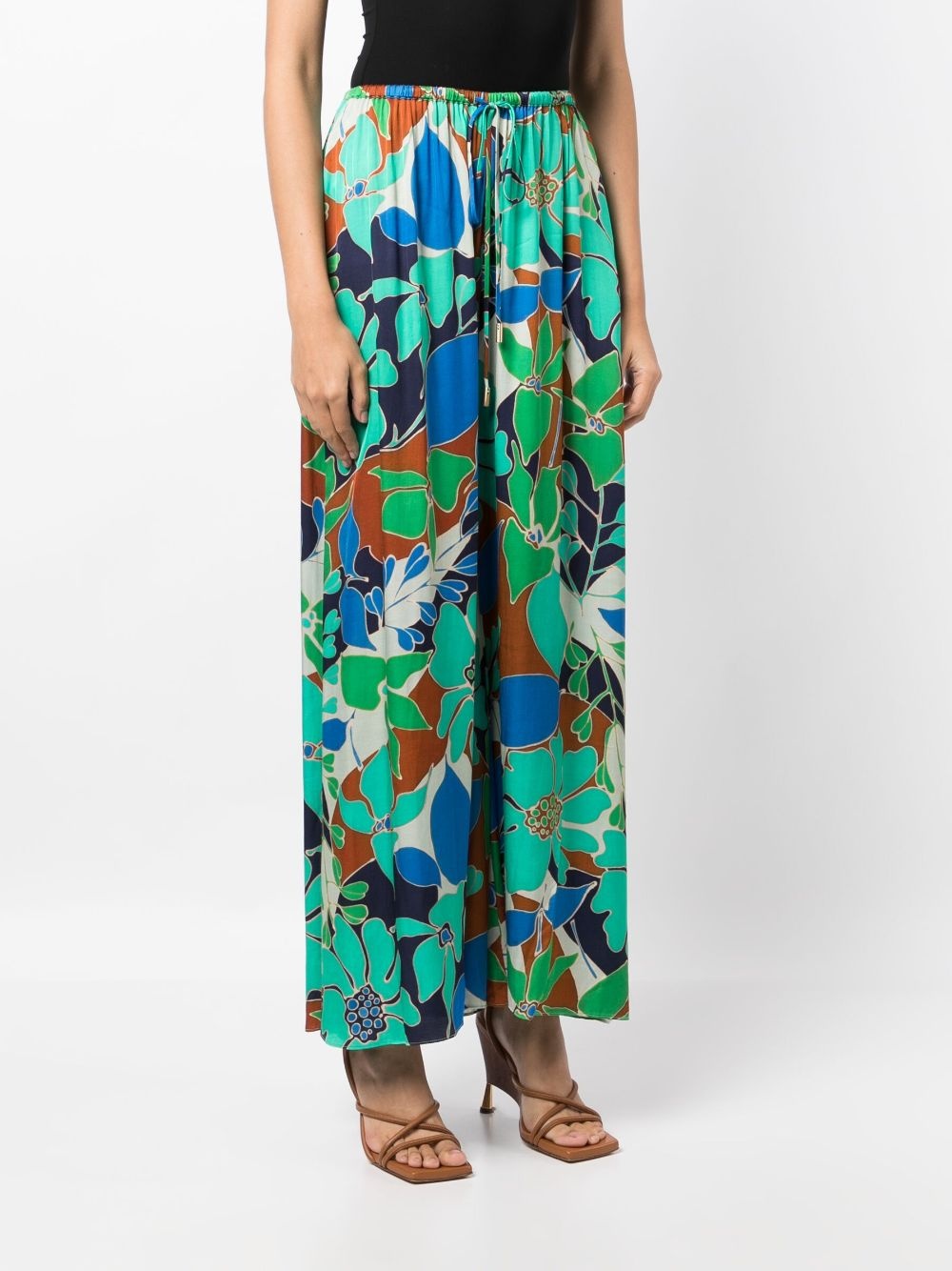 Alaia floral-print trousers - 3