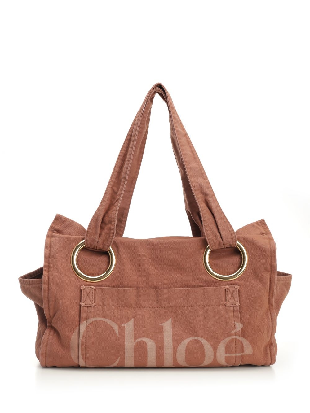S545 - Chloe Plage Shoulder Bags Brown - 1
