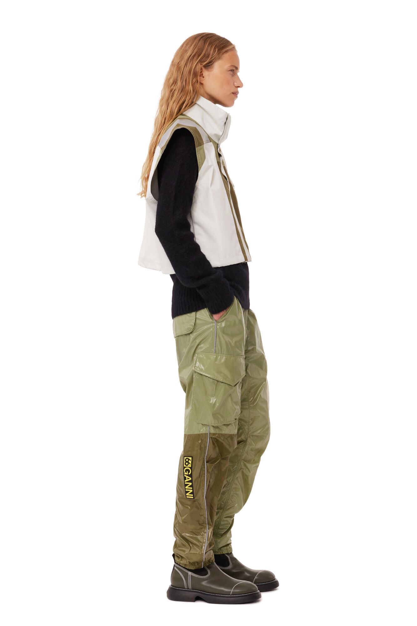 GANNI X 66°NORTH LAUGAVEGUR LIGHT PANTS - 4