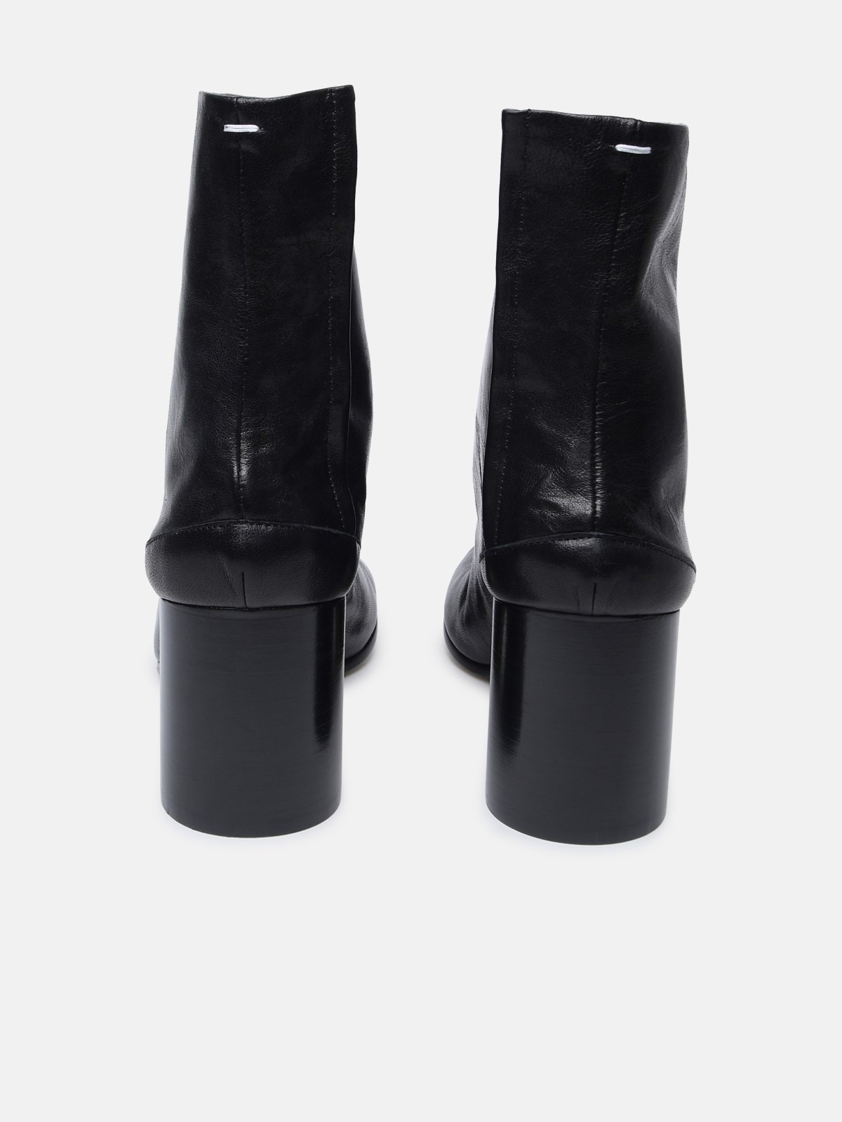 LEATHER TABI ANKLE BOOTS - 4