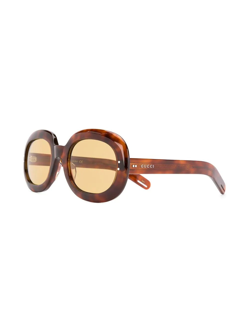 oval frame sunglasses - 2