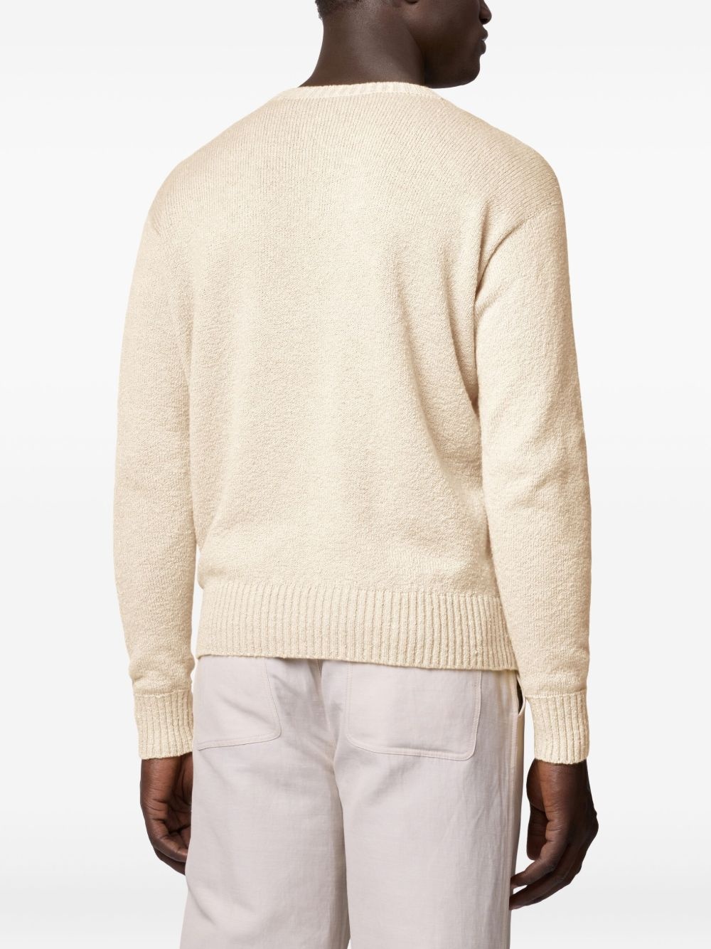 logo-appliqué jumper - 4