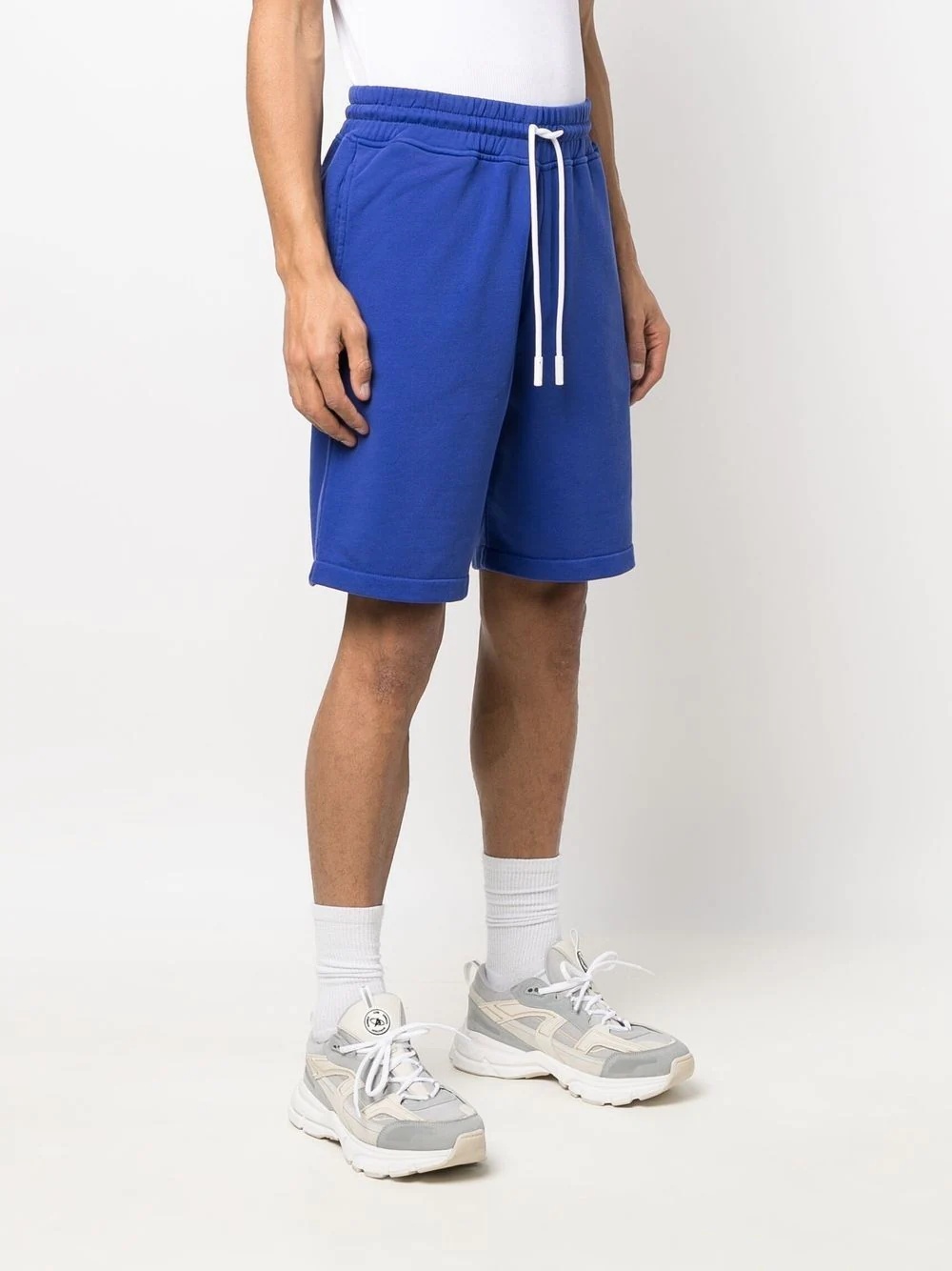 embroidered-logo track shorts - 3