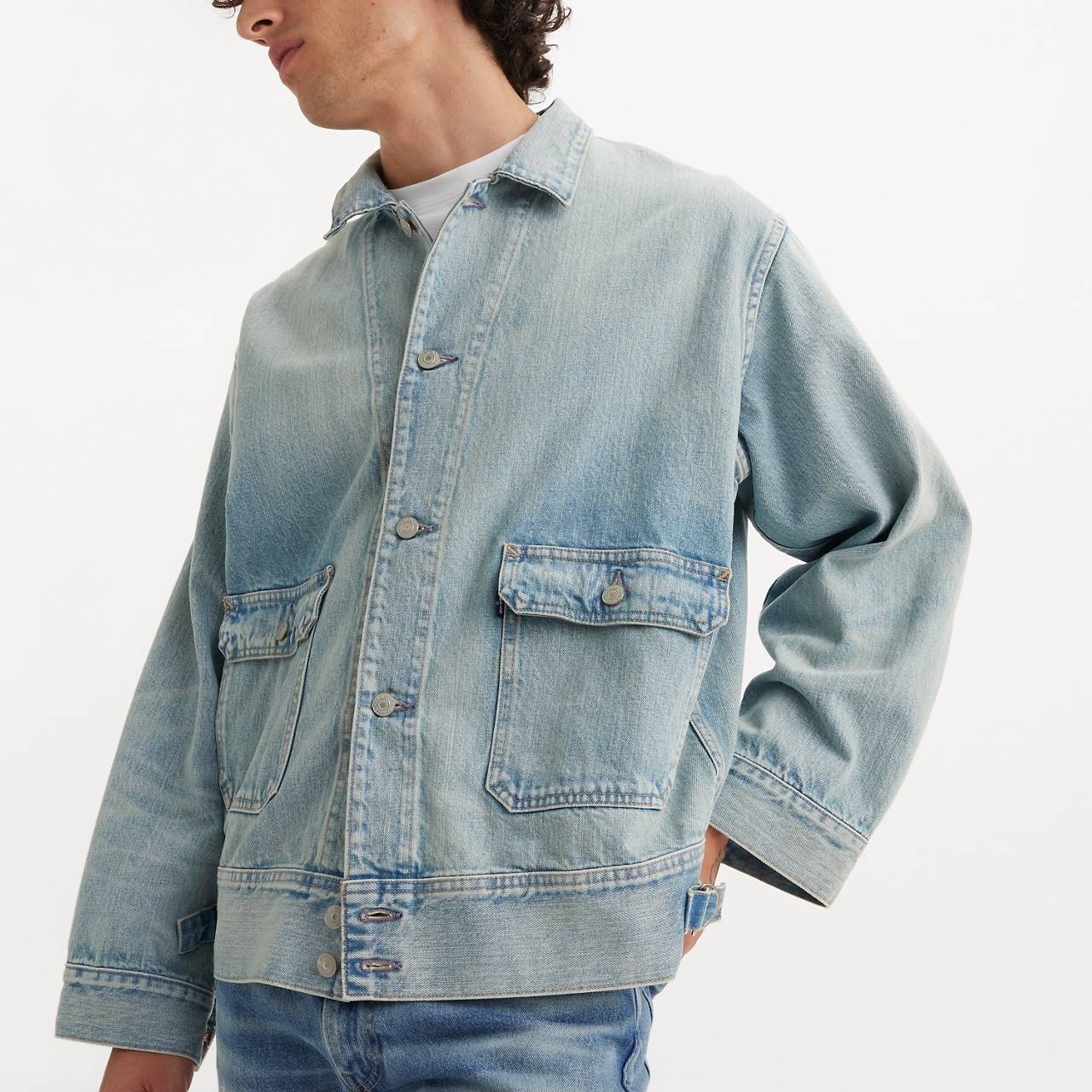 LEVI’S® MEN’S JAPANESE DENIM UTILITY TRUCKER JACKET - 5