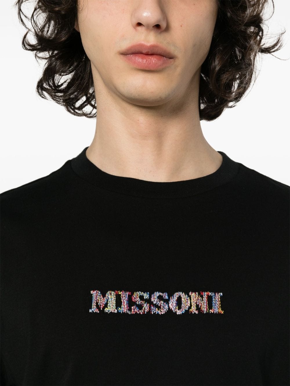 embroidered-logo cotton T-shirt - 7