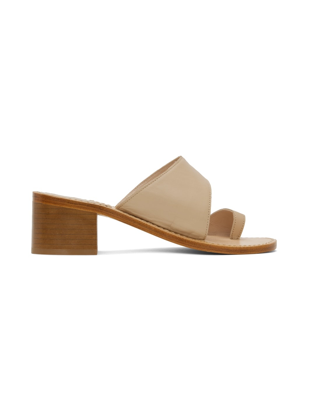 Beige Ricarda Heeled Sandals - 1
