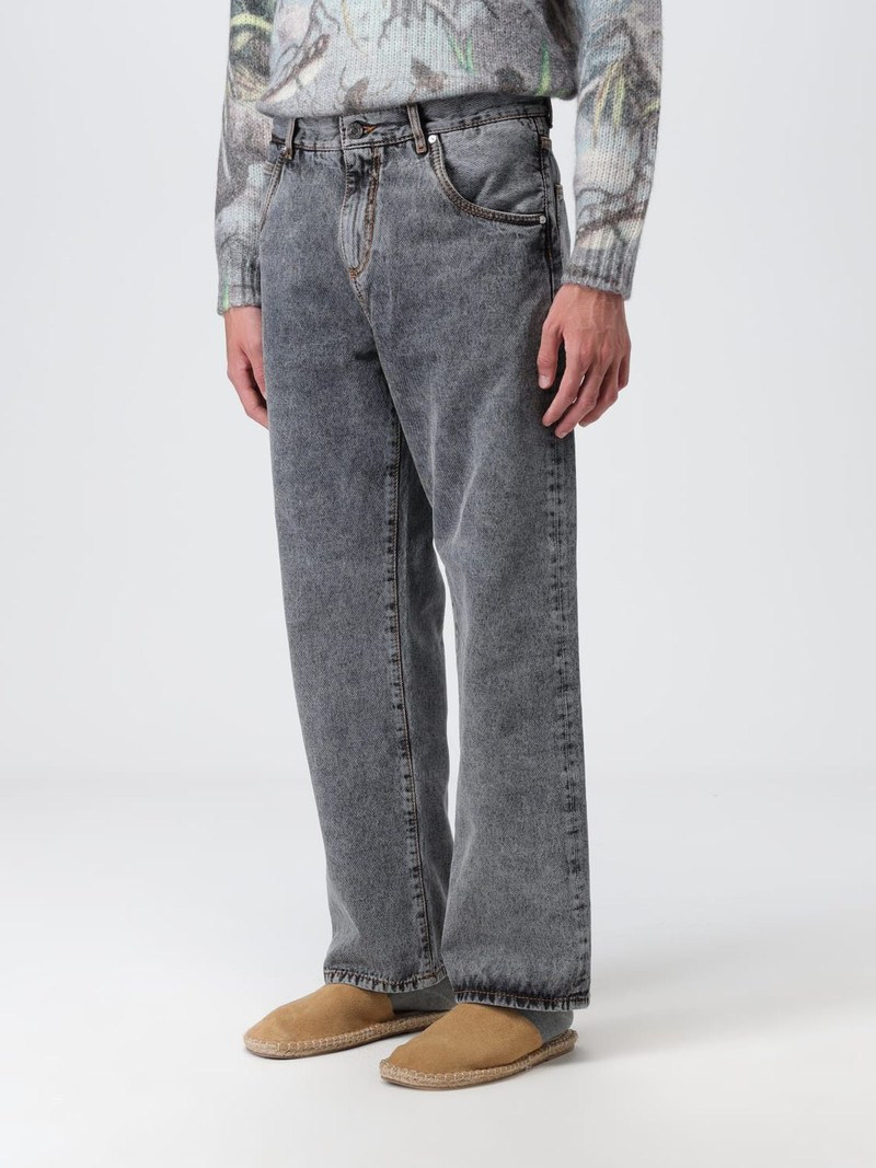 Etro jeans in denim with embroidered logo 4