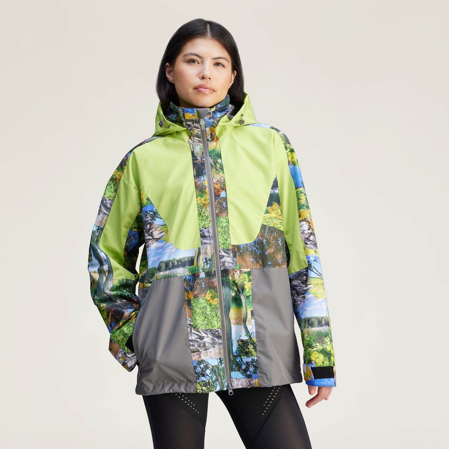 adidas by Stella McCartney TrueNature Earth Collage Backpack Jacket - 2