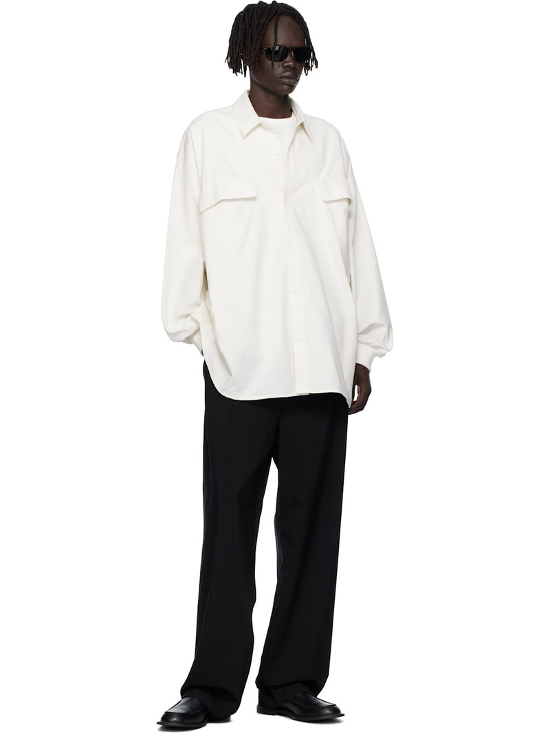 ESSENTIALS White Oxford Shirt outlook