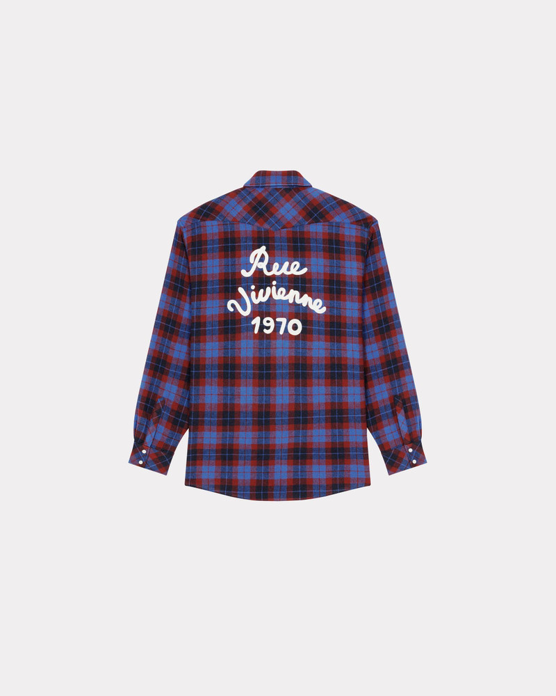 KENZO 'Rue Vivienne' wool western shirt outlook