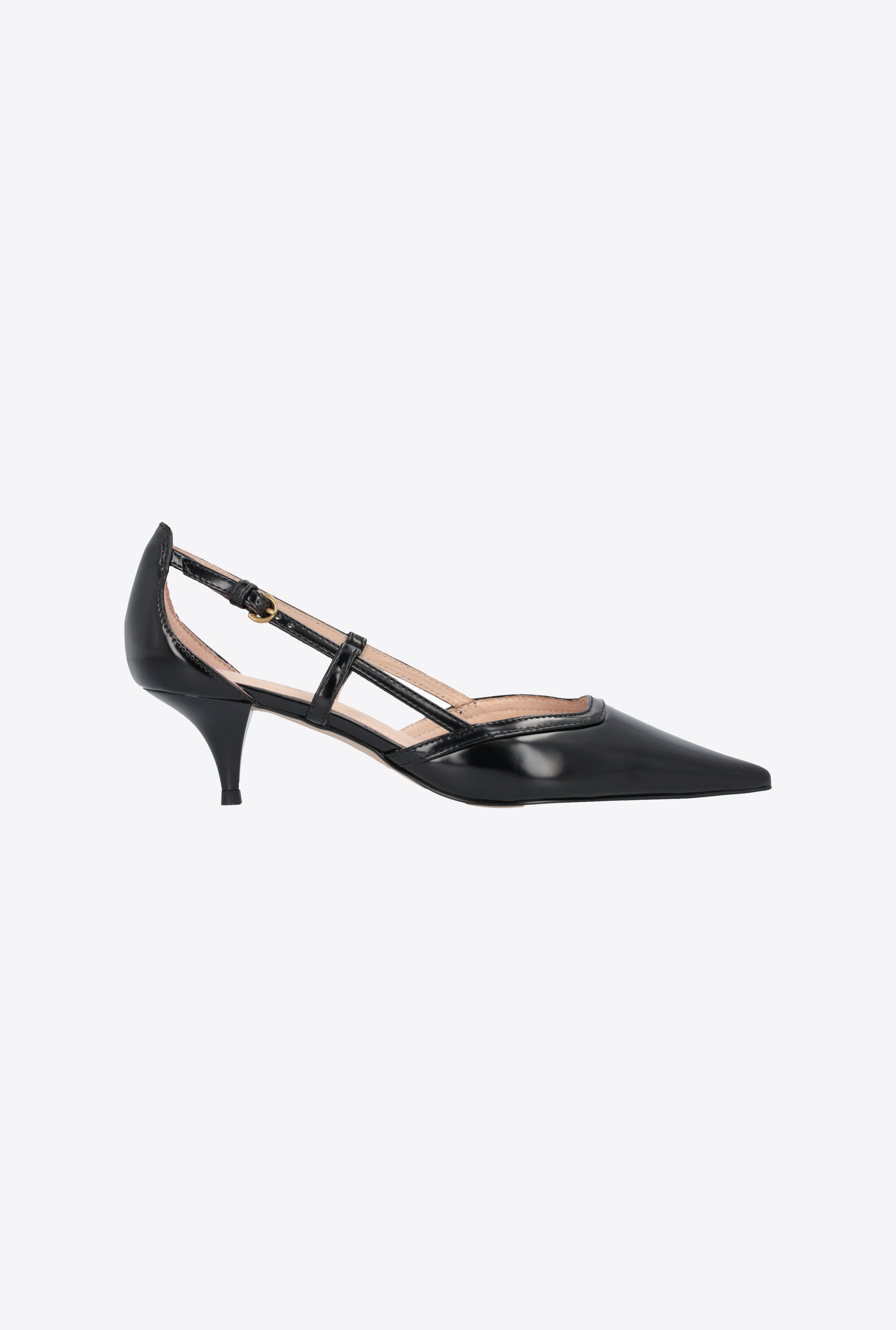 BRUSHED LEATHER PUMPS - 1