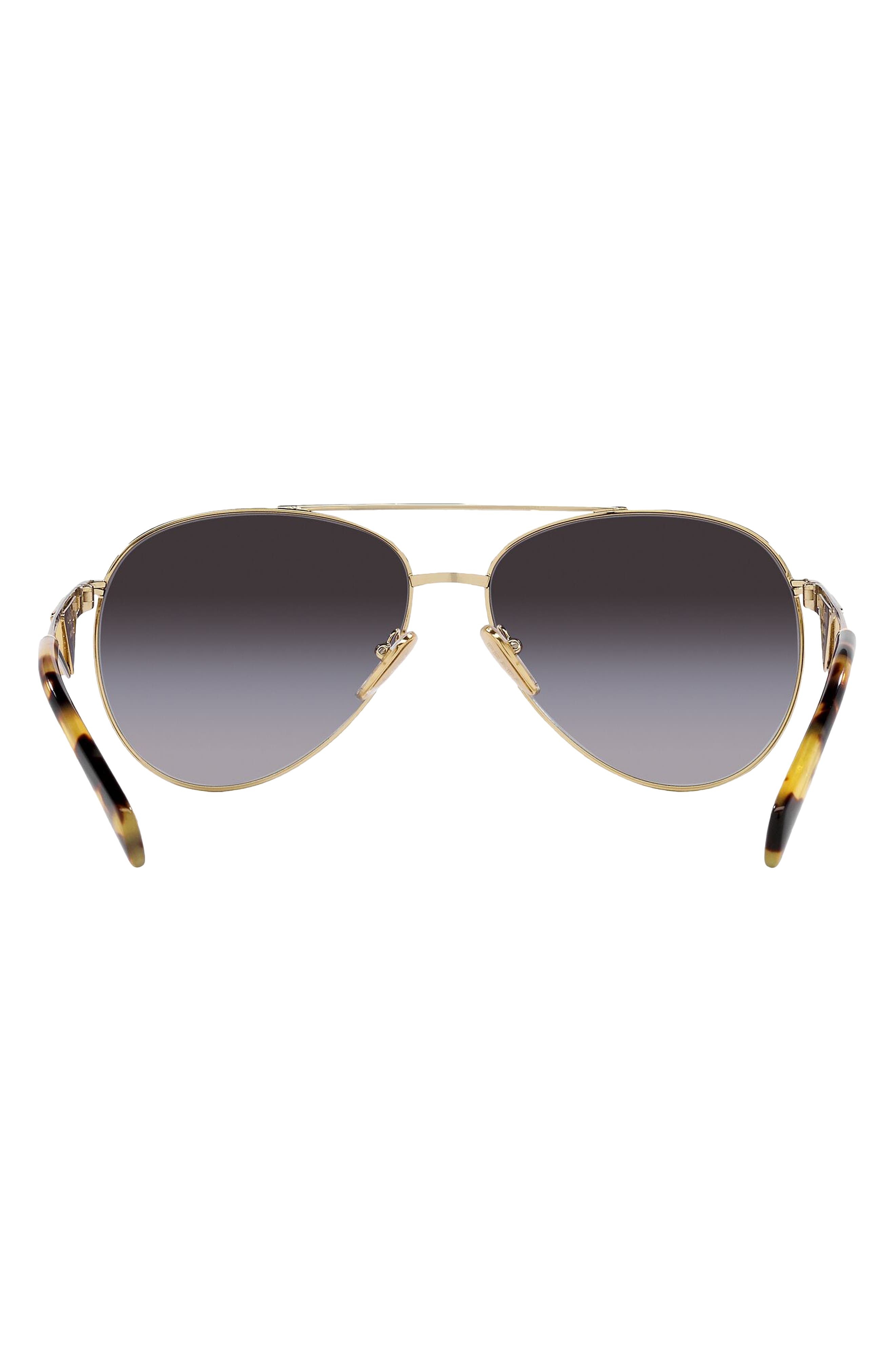 58mm Gradient Pilot Sunglasses - 6